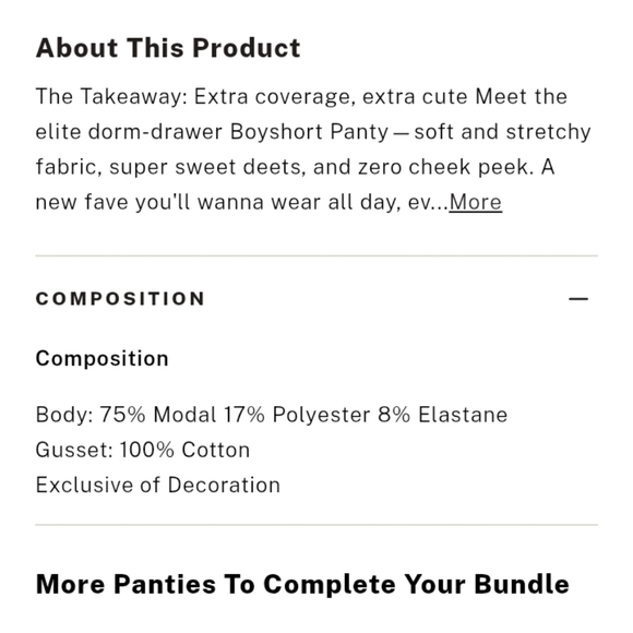 PINK VS Cotton Boyshort Panty Pink Lollipop (Hearts) - Picture 2 of 2